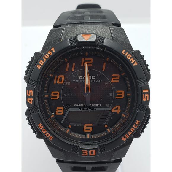 Casio Men's watch. Sport watch with multi function face. 5208 AQ S800W, 003A297A